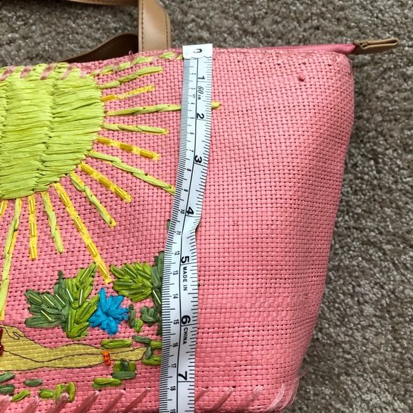 New Adorable Beach Purse Fully Lined &  with Zipper NWT - Picture 3 of 6